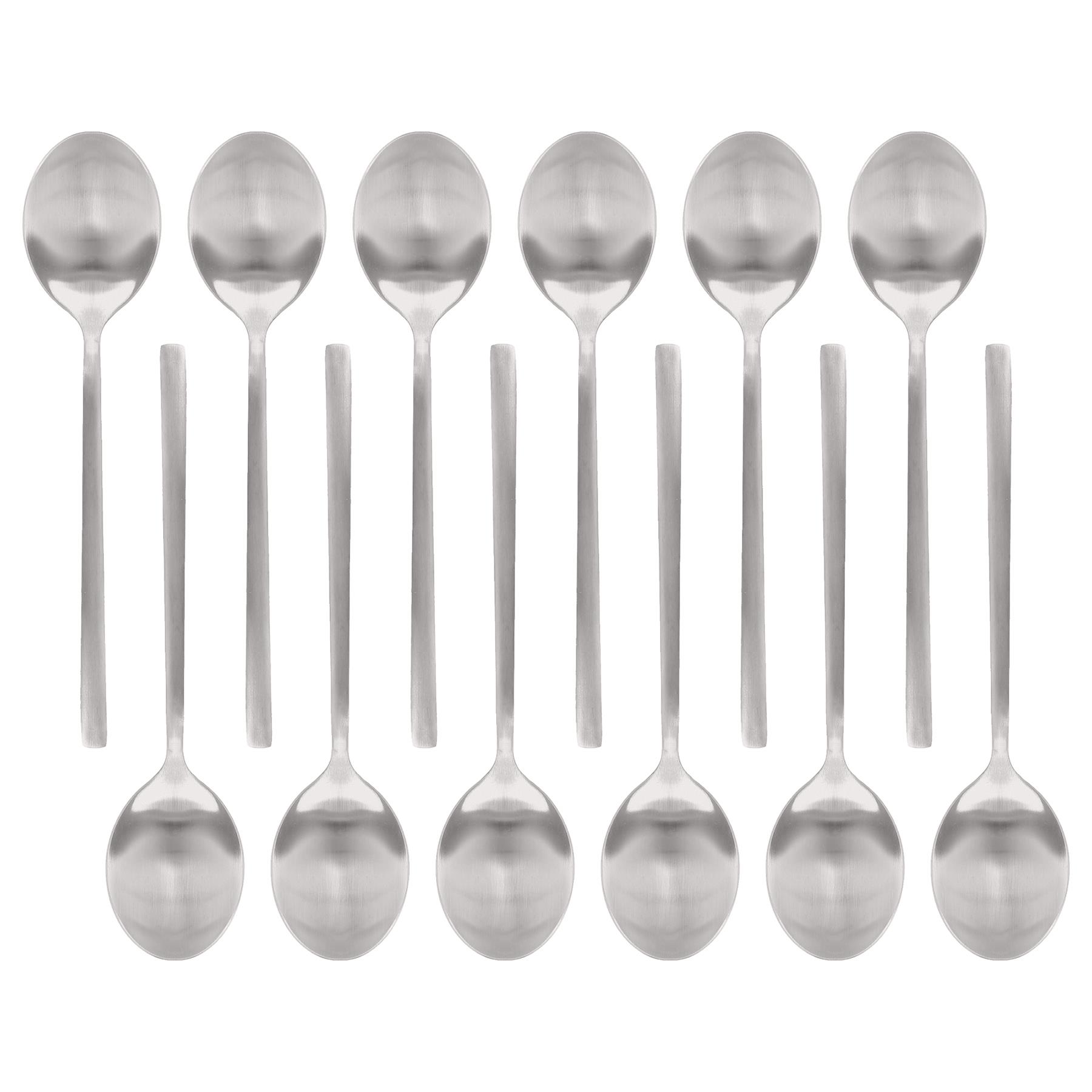 Edelstahl Dessertlöffel 20 cm Esszimmer Küche Abendessen Suppe Besteck Set - Bild 37 von 38