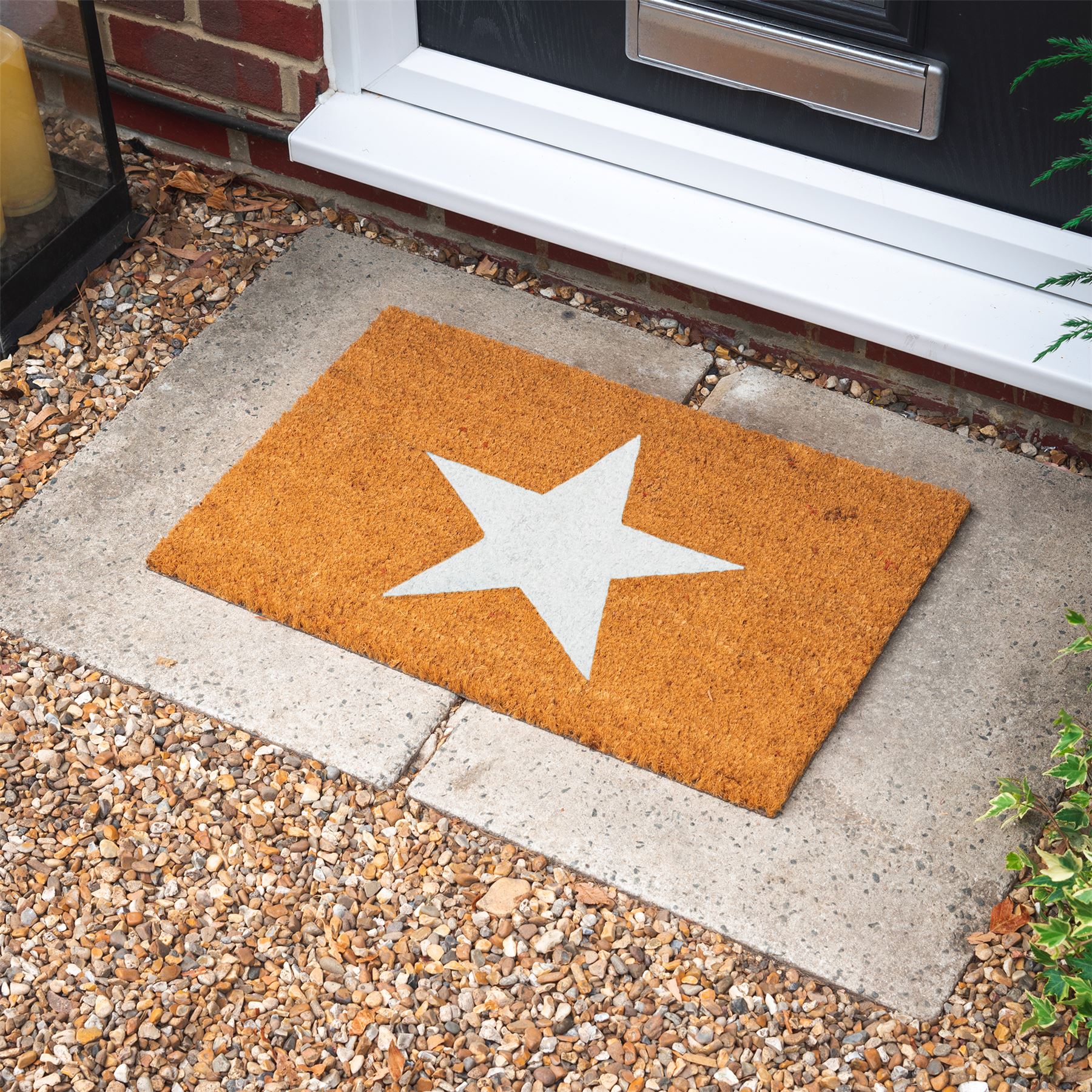 Door Mat Doormats Non Slip Natural Coir Indoor Outdoor Home