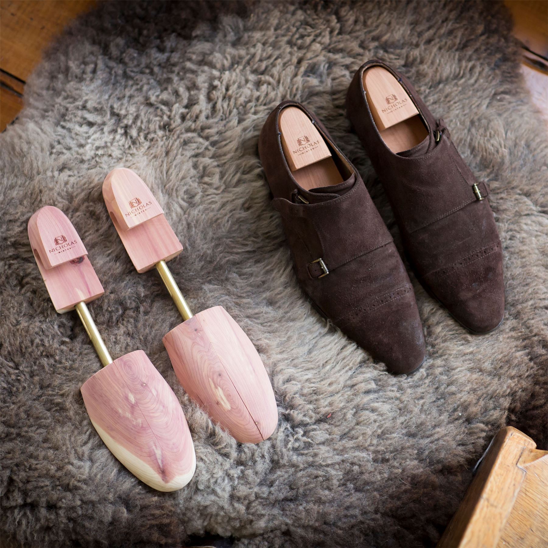 Cedar Wood Shoe Trees Adjustable Wooden Shoe Tree (Size UK 910) eBay