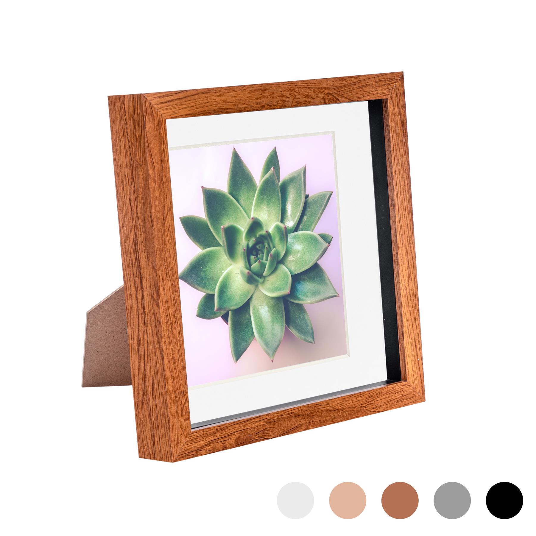 8 x 8 3D Box Frame Photo Picture Deep Display Shadow with Mount eBay