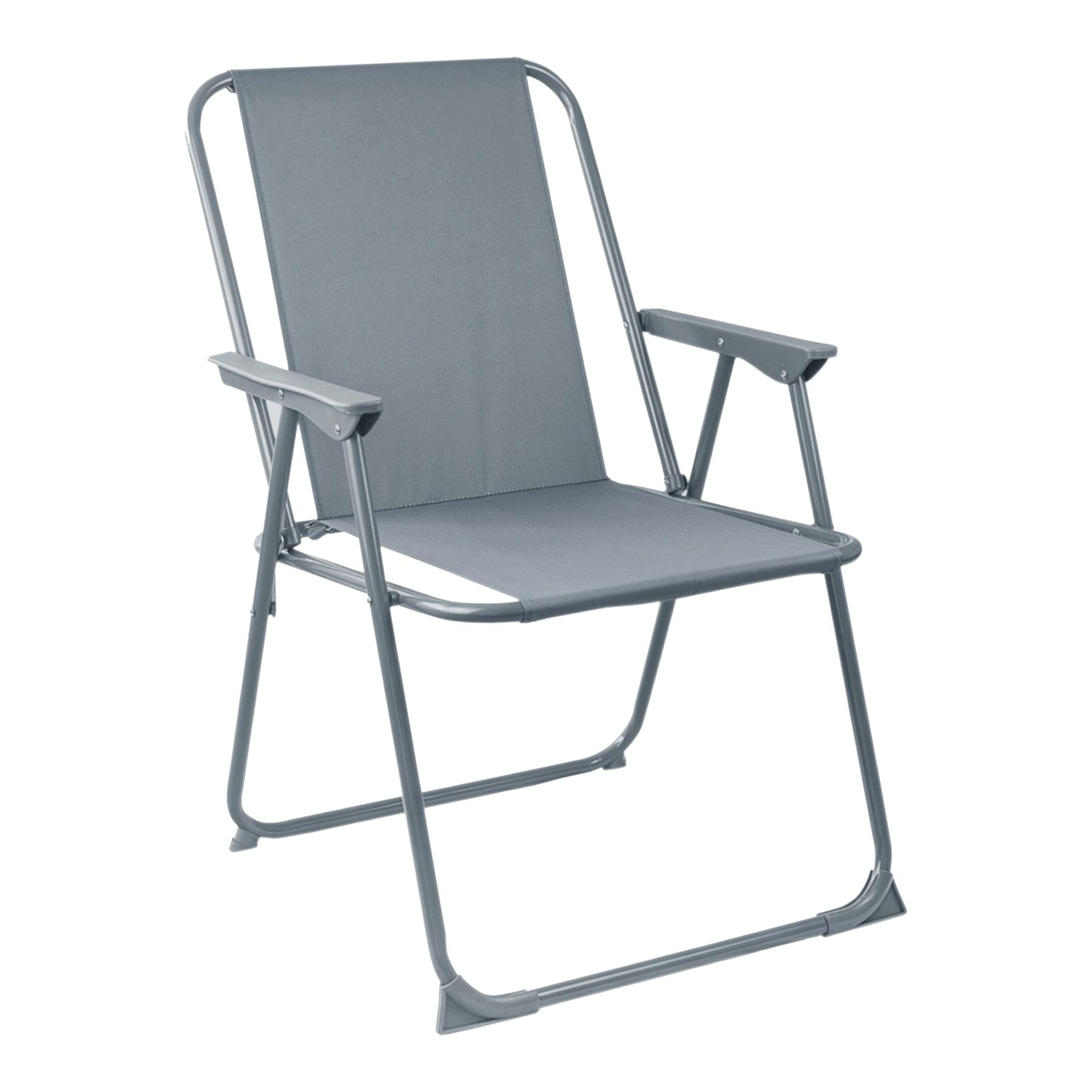 6x Sillas de Playa Plegables de Metal Exterior Camping Picnic Sillón Asiento de Lona - Imagen 19 de 25