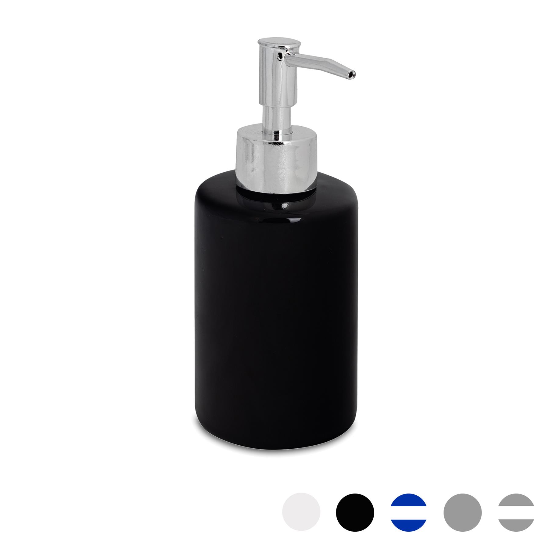 Pump Soap Dispenser Bottle Ceramic Kitchen Bathroom Home, 280ml Black 5055512099825 eBay