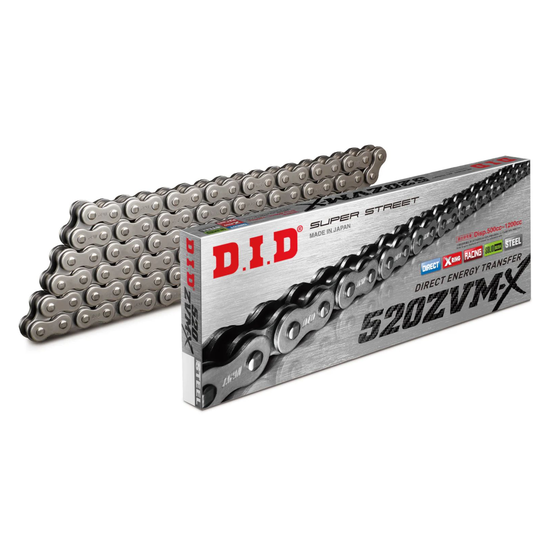 DID Chain for Kawasaki ZX-6R (ZX636) Ninja 2005-2006 Steel ZVM-X