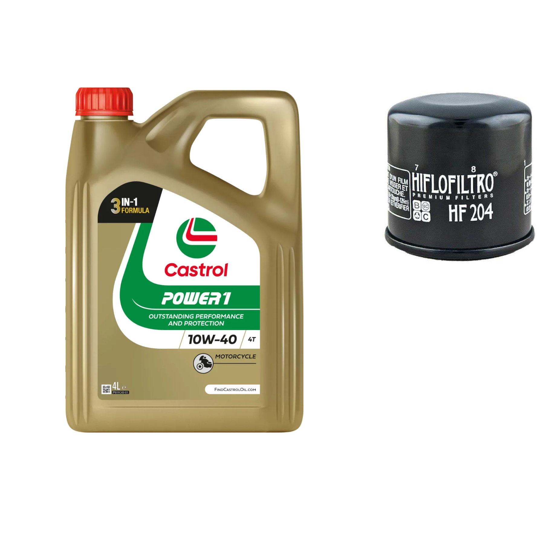 Service Kit for Kawasaki EX500 Ninja 500R 2004-2006 Castrol