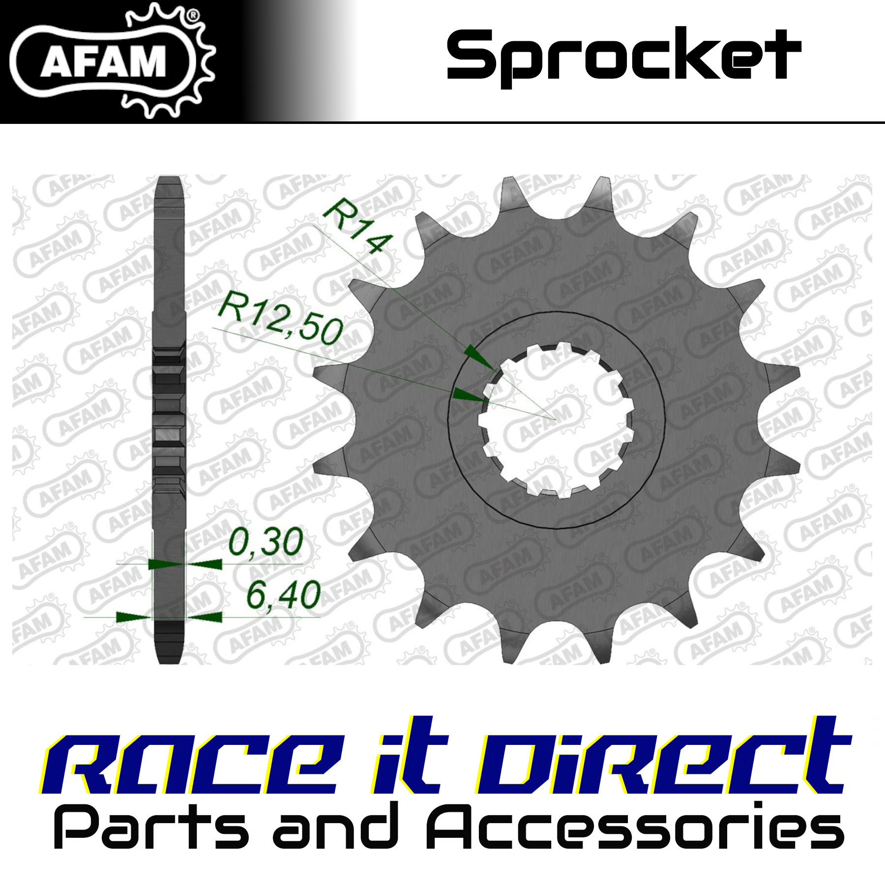 AFAM 21608-13 FRONT 13T, 520
