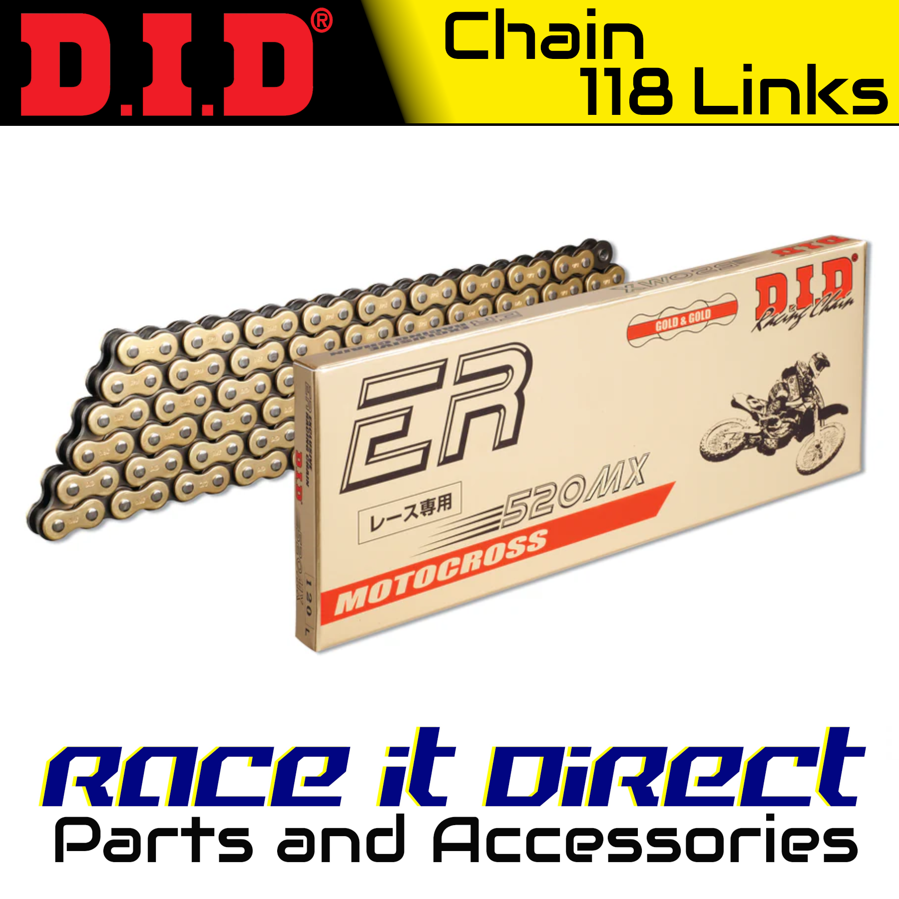 DID Chain for KTM 150 XC 2016 Gold MX | eBay UK