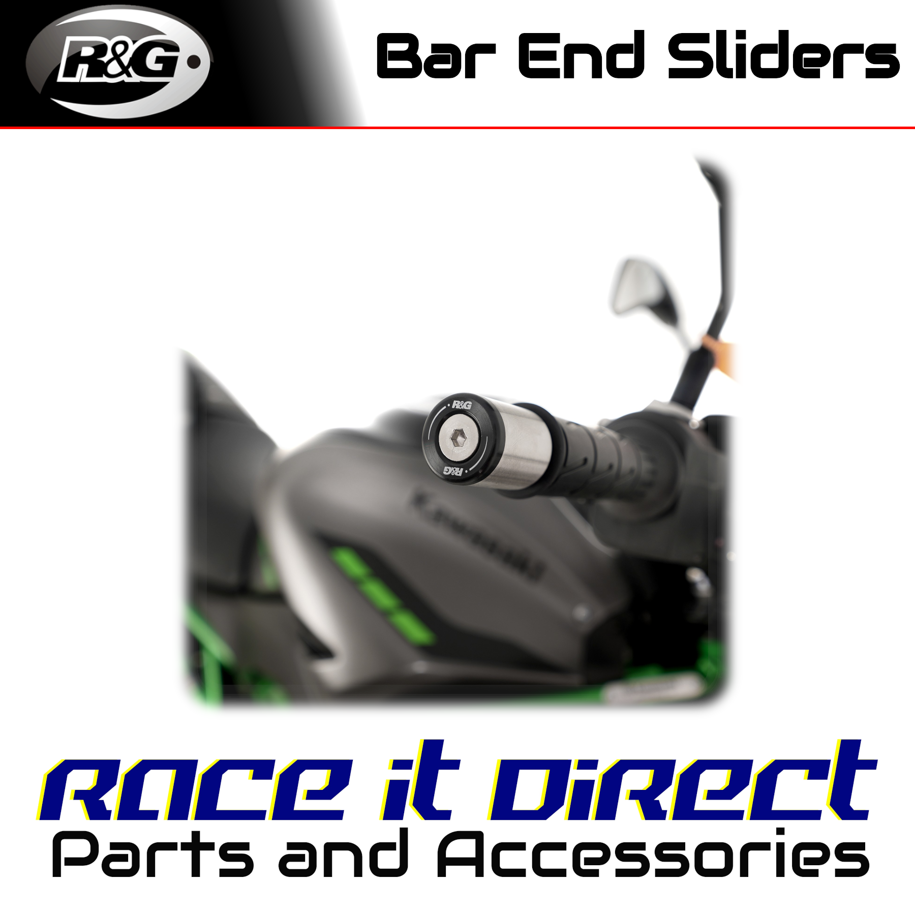 Bar End Sliders for Kawasaki Ninja 400 2018-2026 R&G | eBay