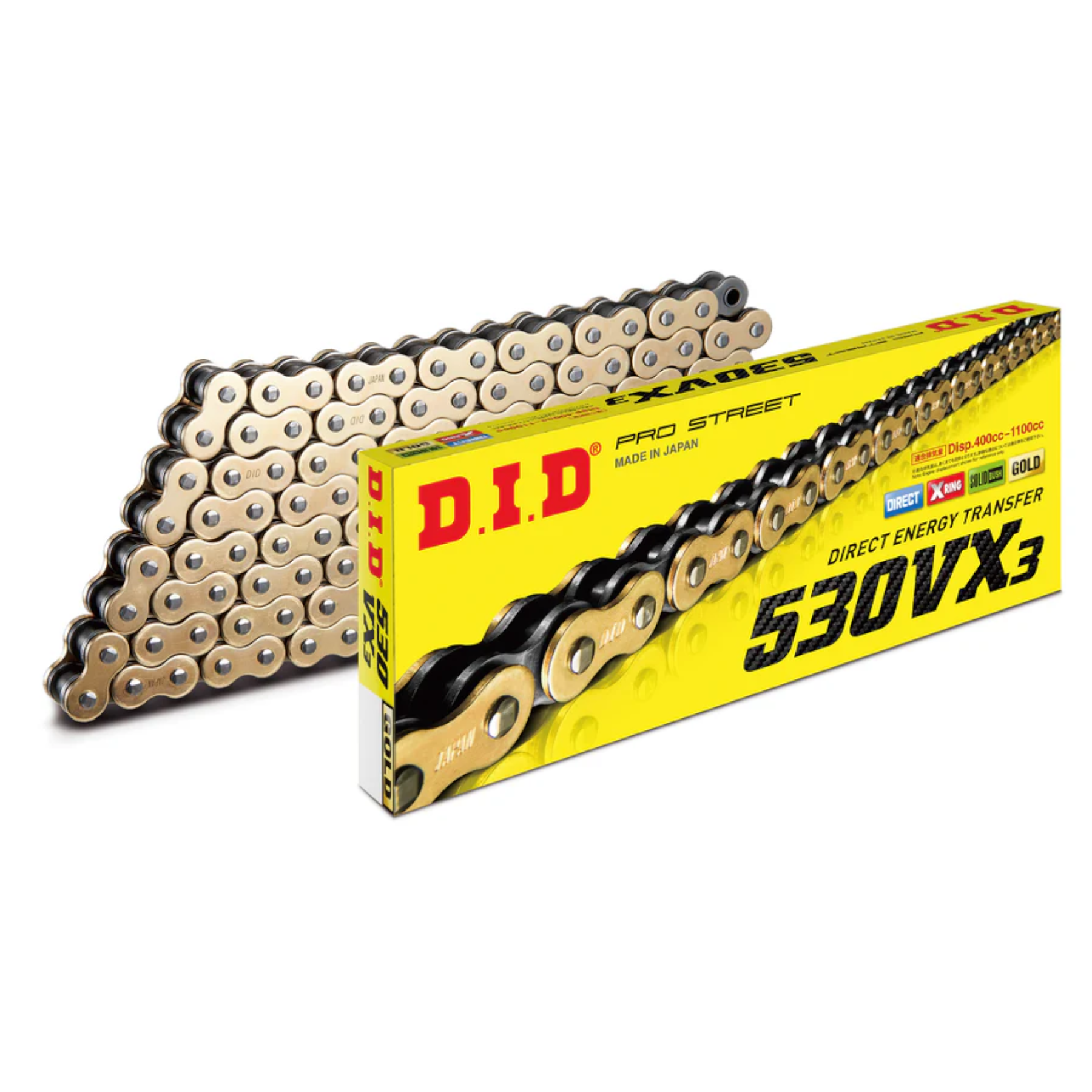 DID Chain for Kawasaki ZX-14R (ZX1400) Ninja ABS 2021-2022 Gold