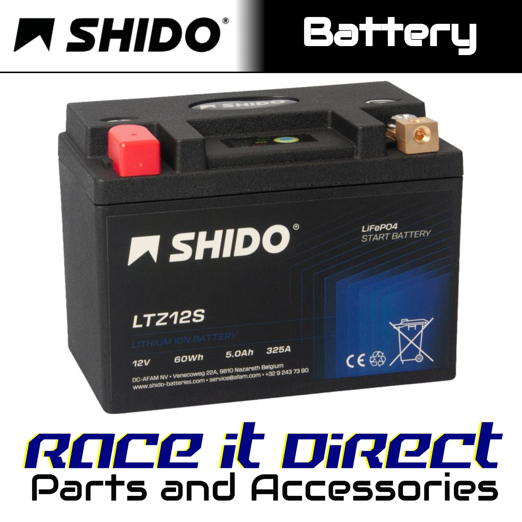 Battery for MV AGUSTA Turismo Veloce 800 2023 SHIDO