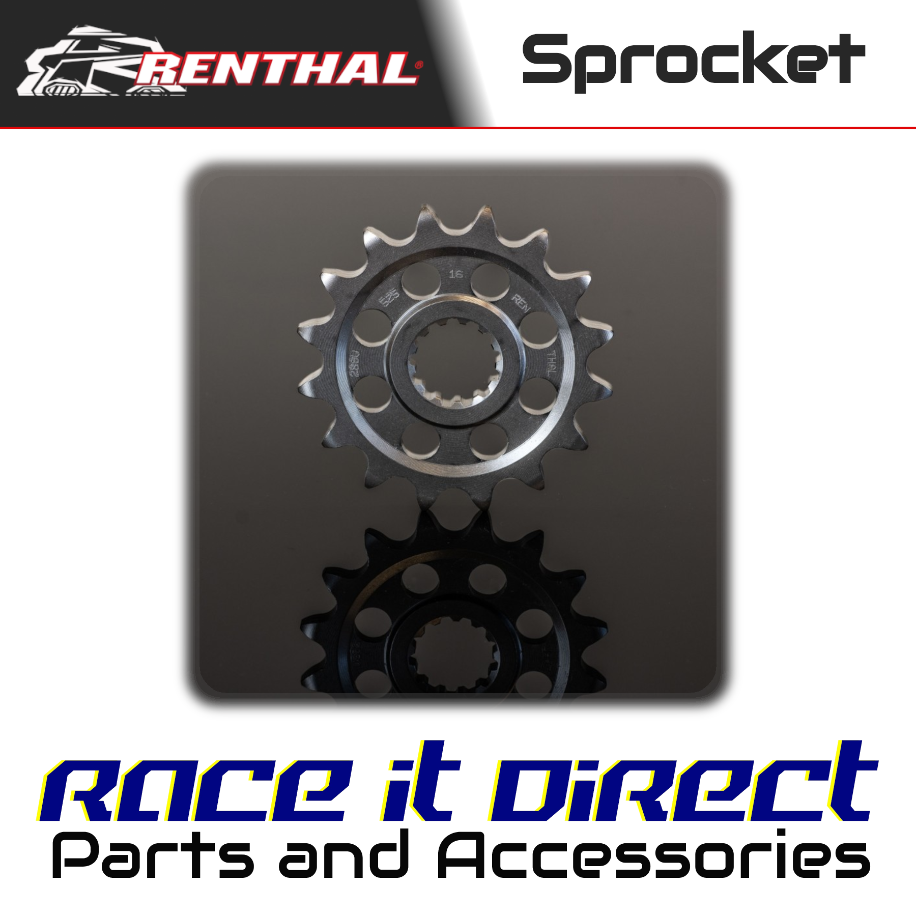 Front Sprocket Conv for SUZUKI SV 650S Sport 2010-2015 16T Ultralight Renthal