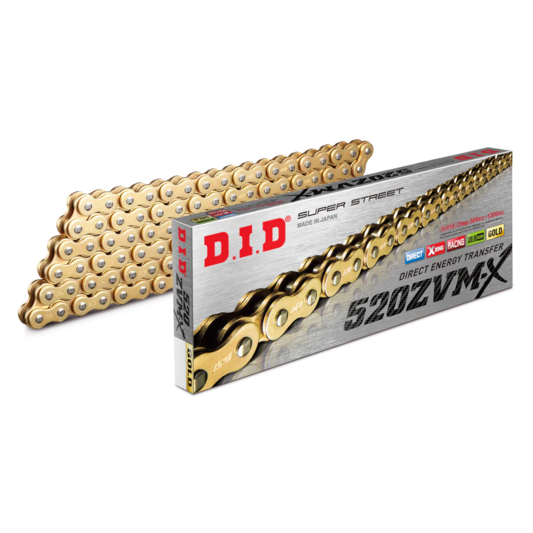 DID Chain for Kawasaki KDX200 SR Japan 1990-1993 Gold ZVM-X | eBay UK