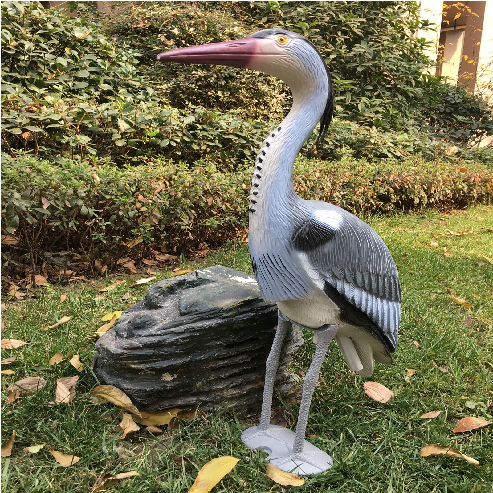 Gr8 Garden Pond Decoy Plastic Heron Pest Deterrent Large Bird Scarer