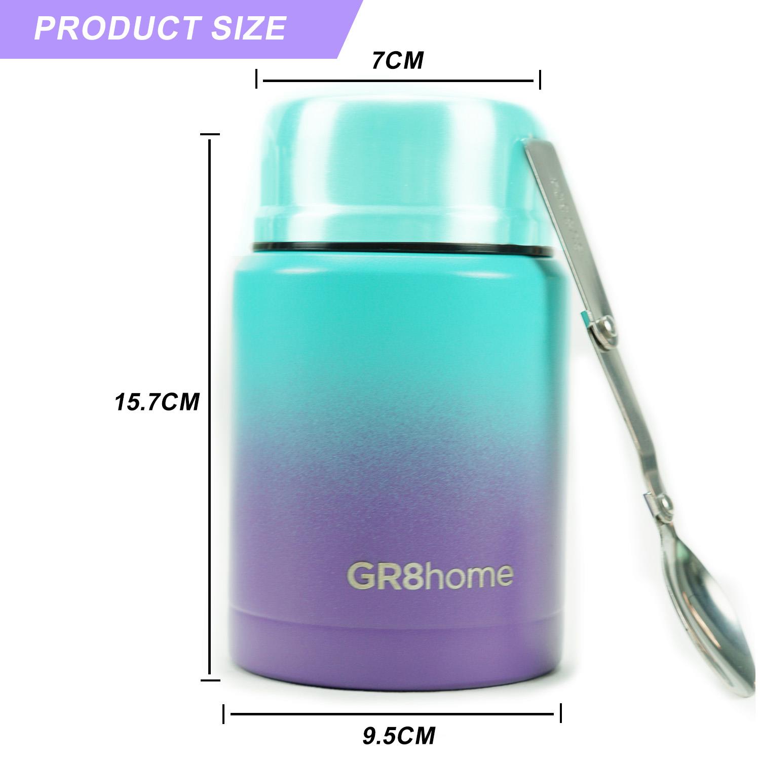 Thermos S/S Insulated Blue 500ml Vacuum Food Jar - 10092199 "O