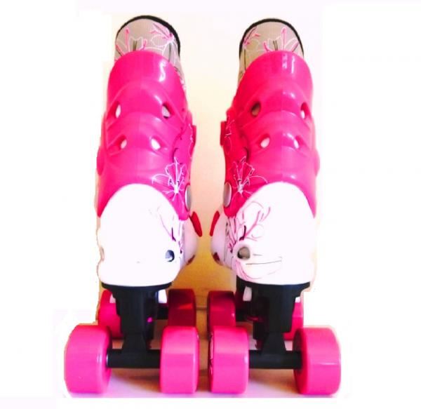 OSPREY GIRLS QUAD SKATES PADDED KIDS ROLLER BOOTS ADJUSTABLE SIZE1012