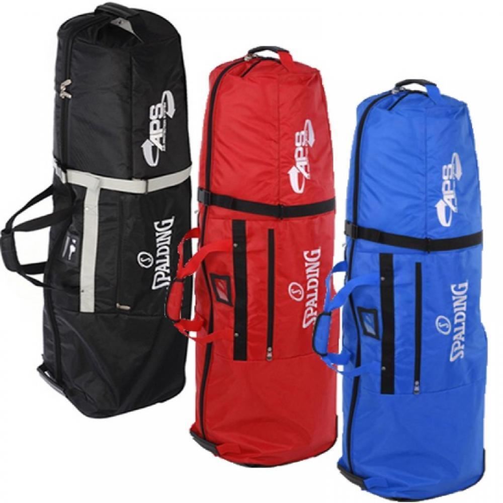 New Spalding Deluxe APS Padded Golf Bag Flight Travel Cover Wheeled
