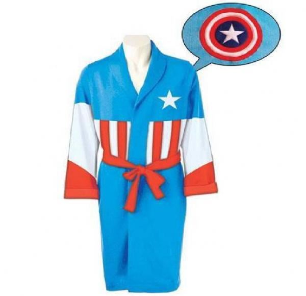 MARVEL COMICS ADULT MENS DRESSING GOWN BATHROBE ROBE SPIDERMAN HULK