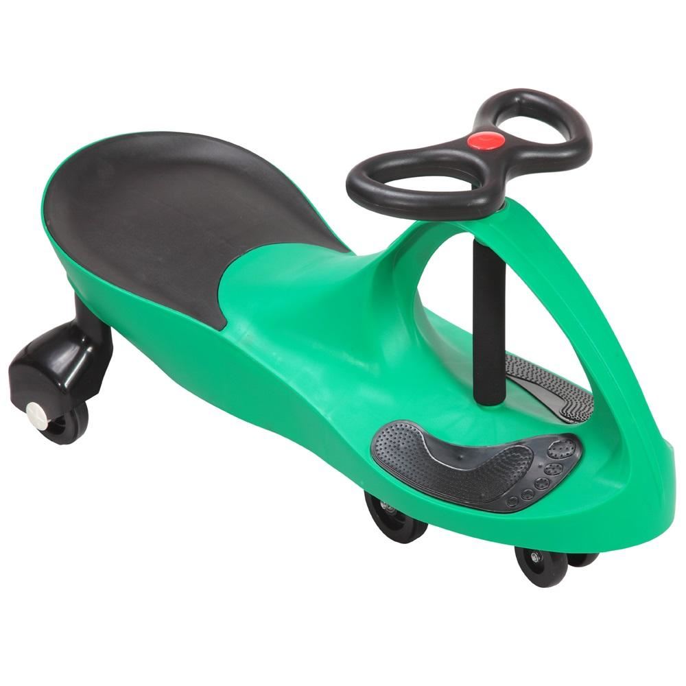SWING CAR RIDE ON SWIVEL SCOOTER CHILDRENS TOY KIDS WIGGLE GYRO TWIST
