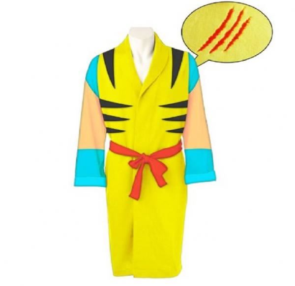 MARVEL COMICS ADULT MENS DRESSING GOWN BATHROBE ROBE SPIDERMAN HULK