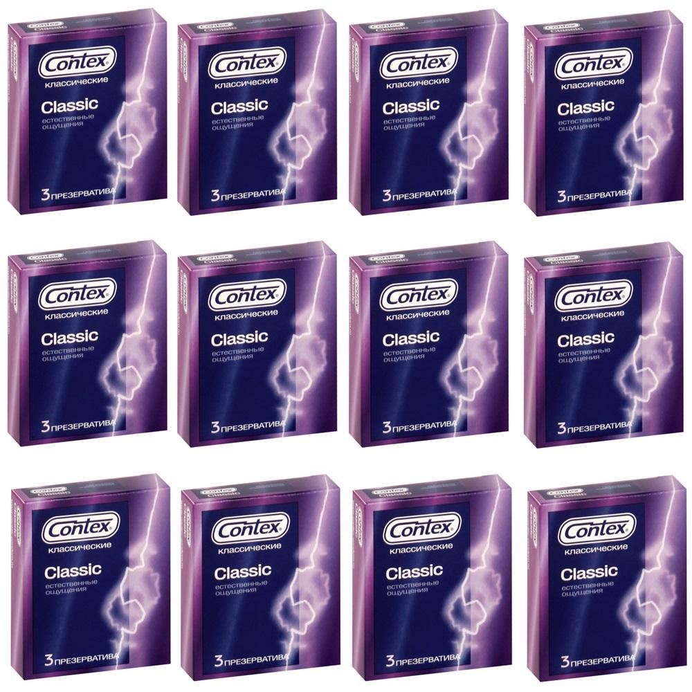36 X CONTEX CONDOMS CLASSIC MENS PENIS RUBBER