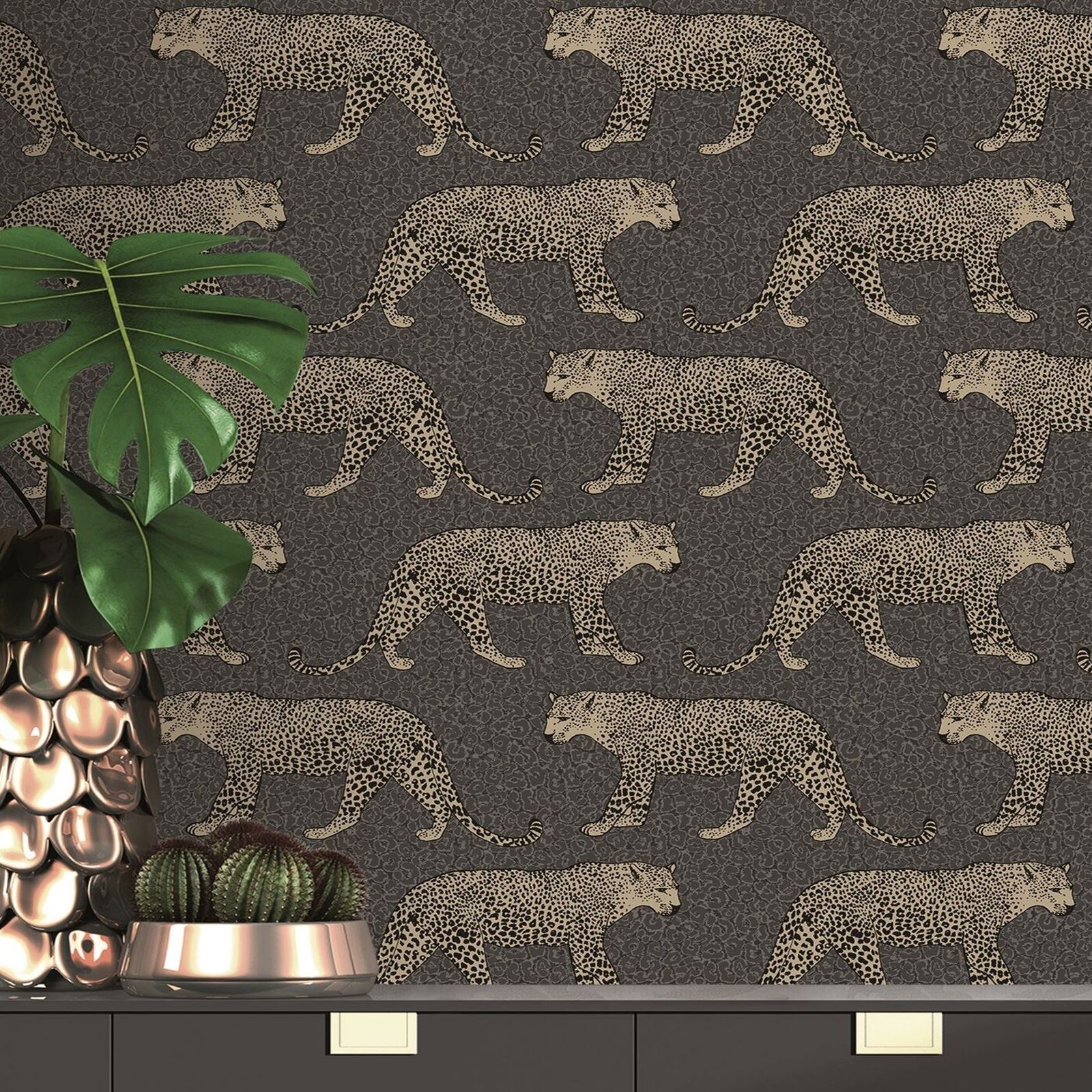 Jungle Forest Animal Wallpaper Leopard Deer Tiger Snake Leopard Zebra Skin Print - Picture 55 of 72