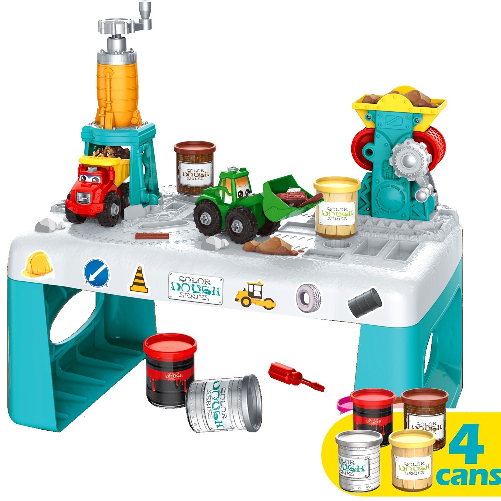 Rexco Play Dough Activity Table Craft Doh Modelling Clay Childrens Kids