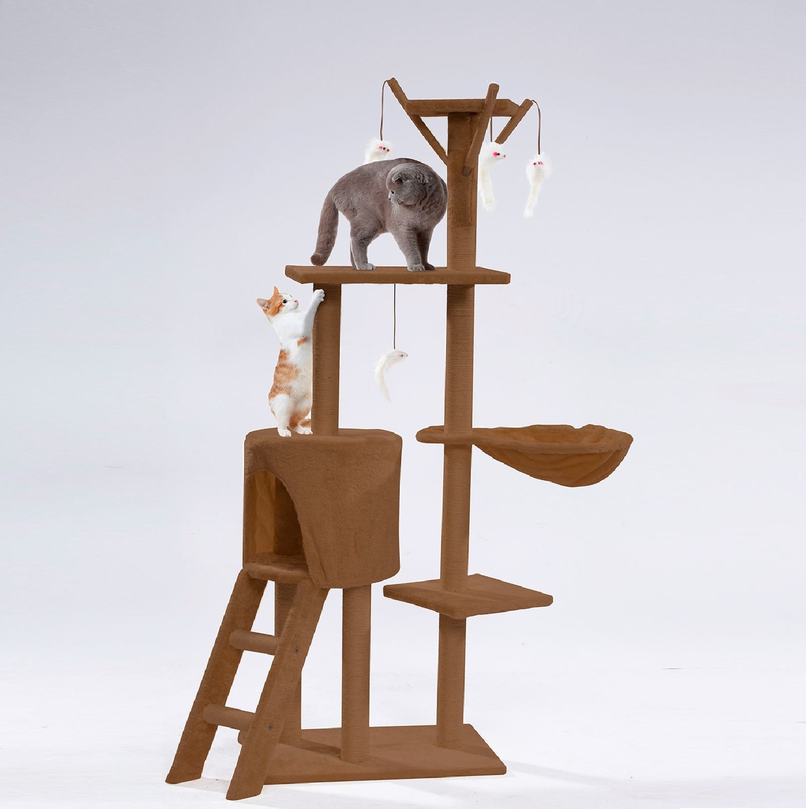 Cat Tree Scratching Climbing Post ladder Jumping Sleeping Pet Kitten