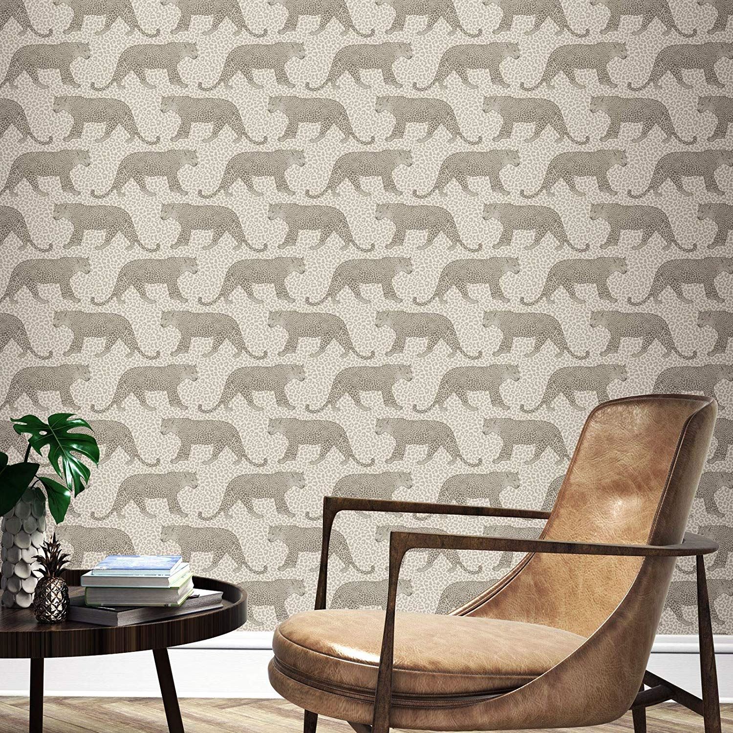 Jungle Forest Animal Wallpaper Leopard Deer Tiger Snake Leopard Zebra Skin Print - Picture 50 of 72