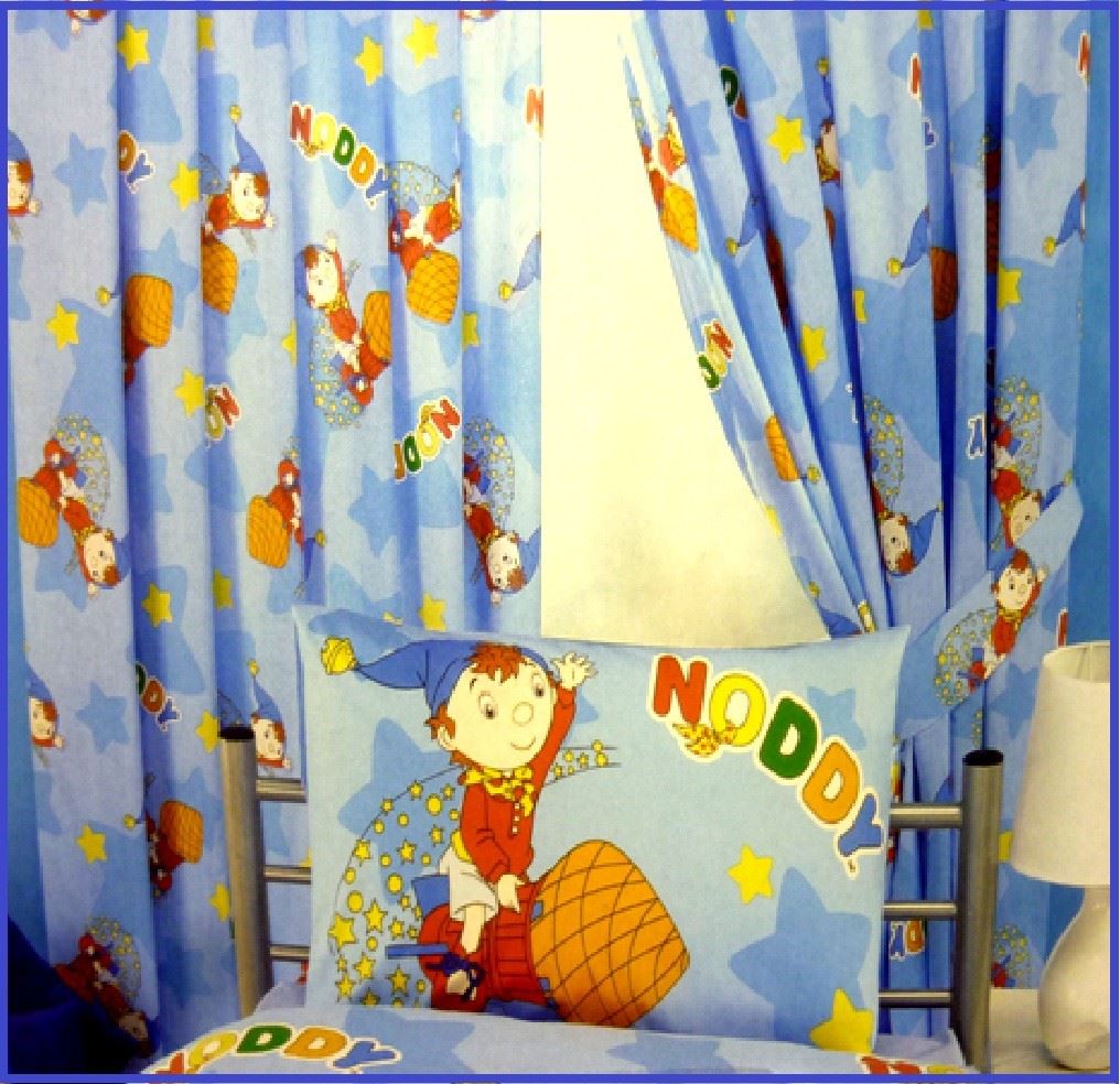 Cartoon Character Theme Curtains Childrens Kids Bedroom Ready Made Set