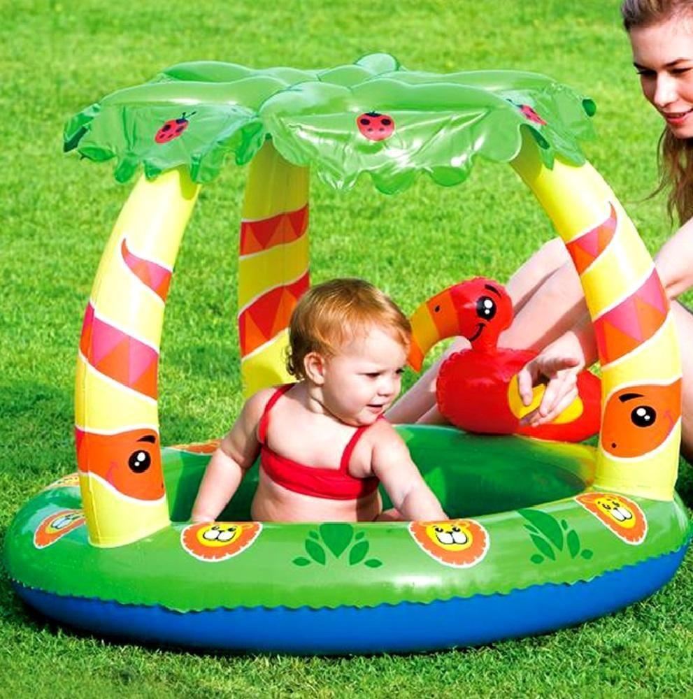 SWIMMING PADDLING SPLASH POOL INFLATABLE SPACESHIP CHILDREN KIDS OUTDOOR GARDEN