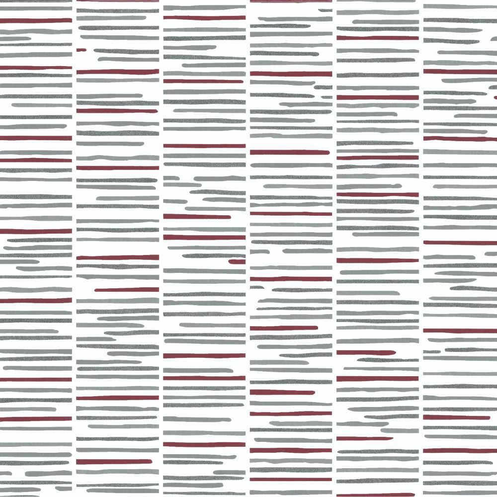 P&S International Horizontal Stripe Pattern Wallpaper Metallic Glitter Striped eBay