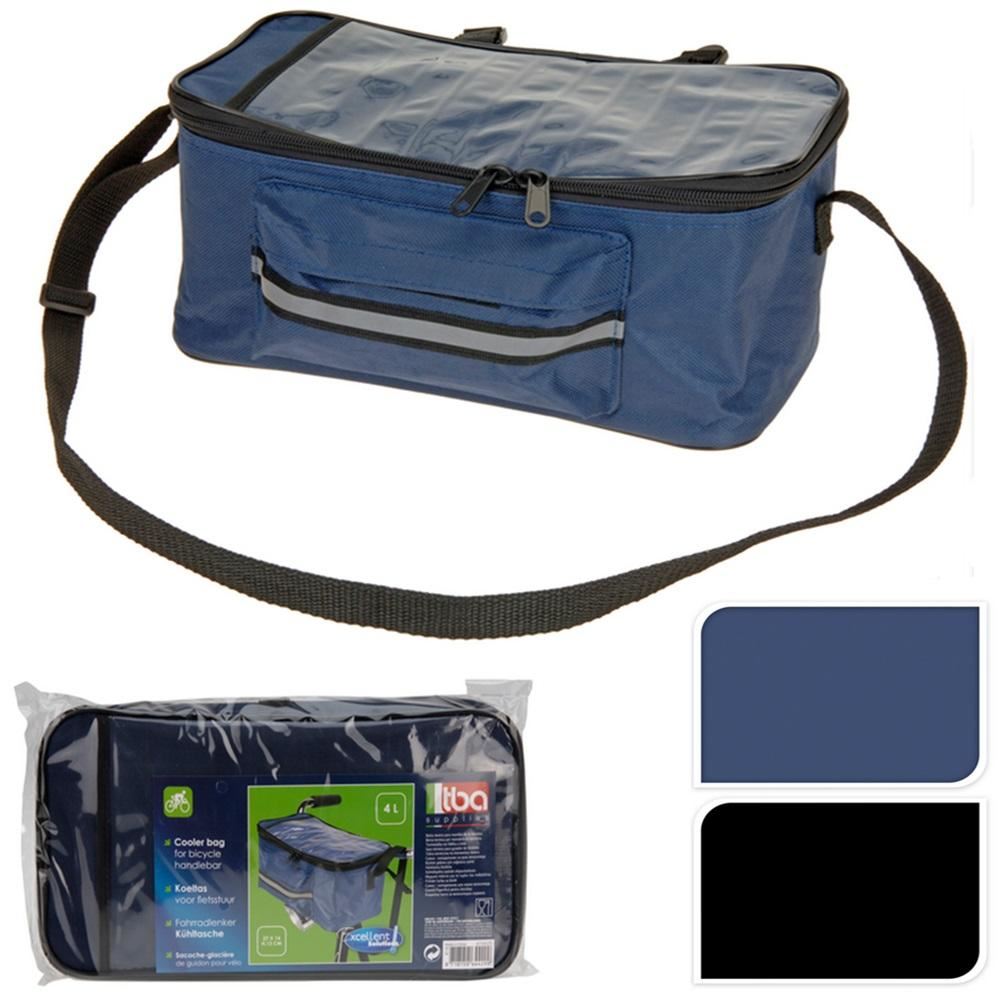 BIKE BICYCLE HANDLEBAR INSULATED LUNCH COOL COOLER BAG FRONT PANNIER