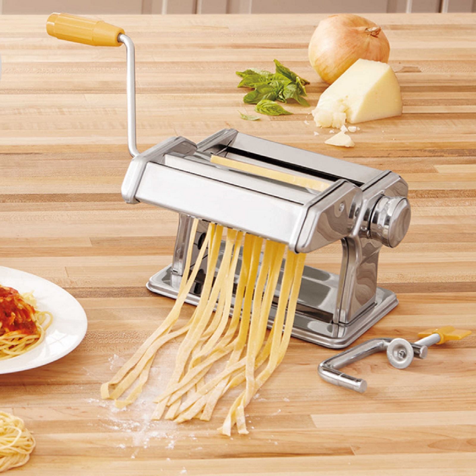 Pasta Maker Kitchen Tool Spaghetti Roller Lasagne Tagliatelle Cutter