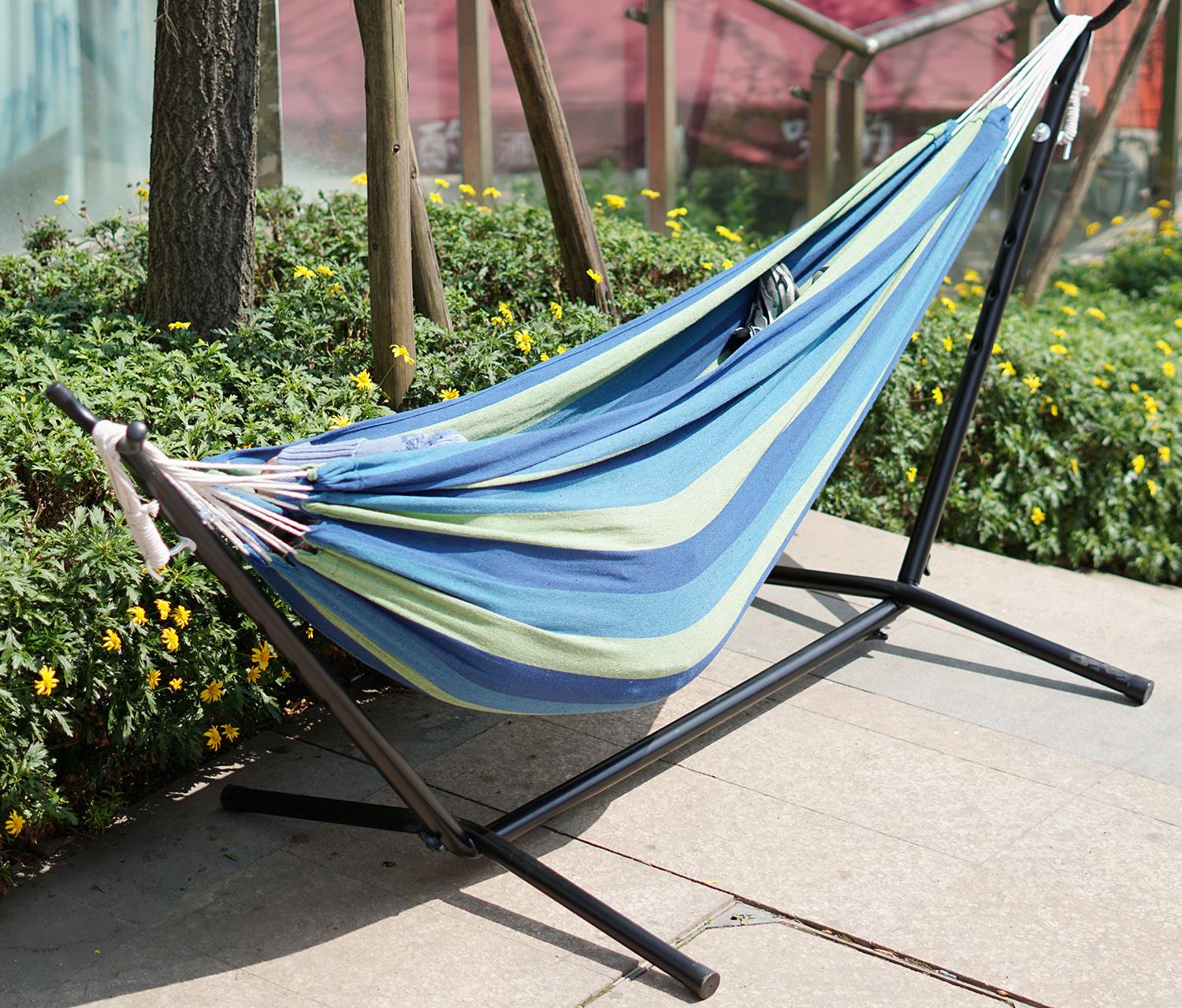 Single hammock swings