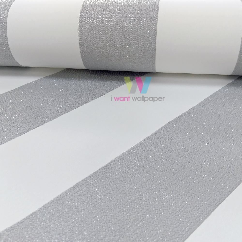 Arthouse Schickeria Streifenmuster Tapete Modern Geprägt Glitzer