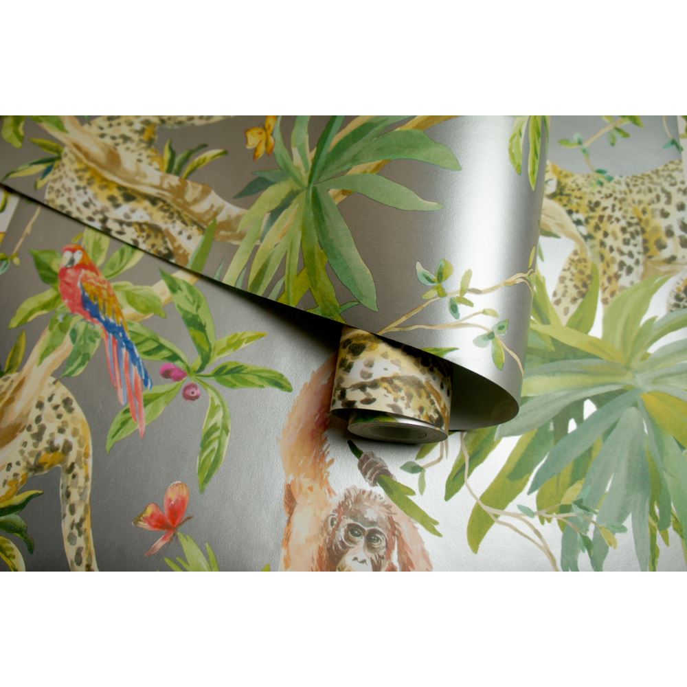 Jungle Forest Animal Wallpaper Leopard Deer Tiger Snake Leopard Zebra Skin Print - Picture 37 of 72