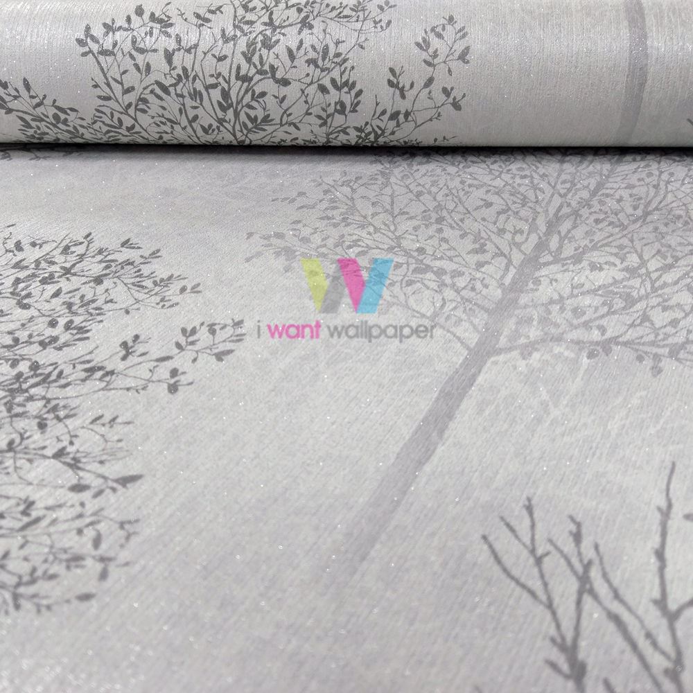 Arthouse Wonderland Tree Pattern Wallpaper Silhouette Forest Stripe