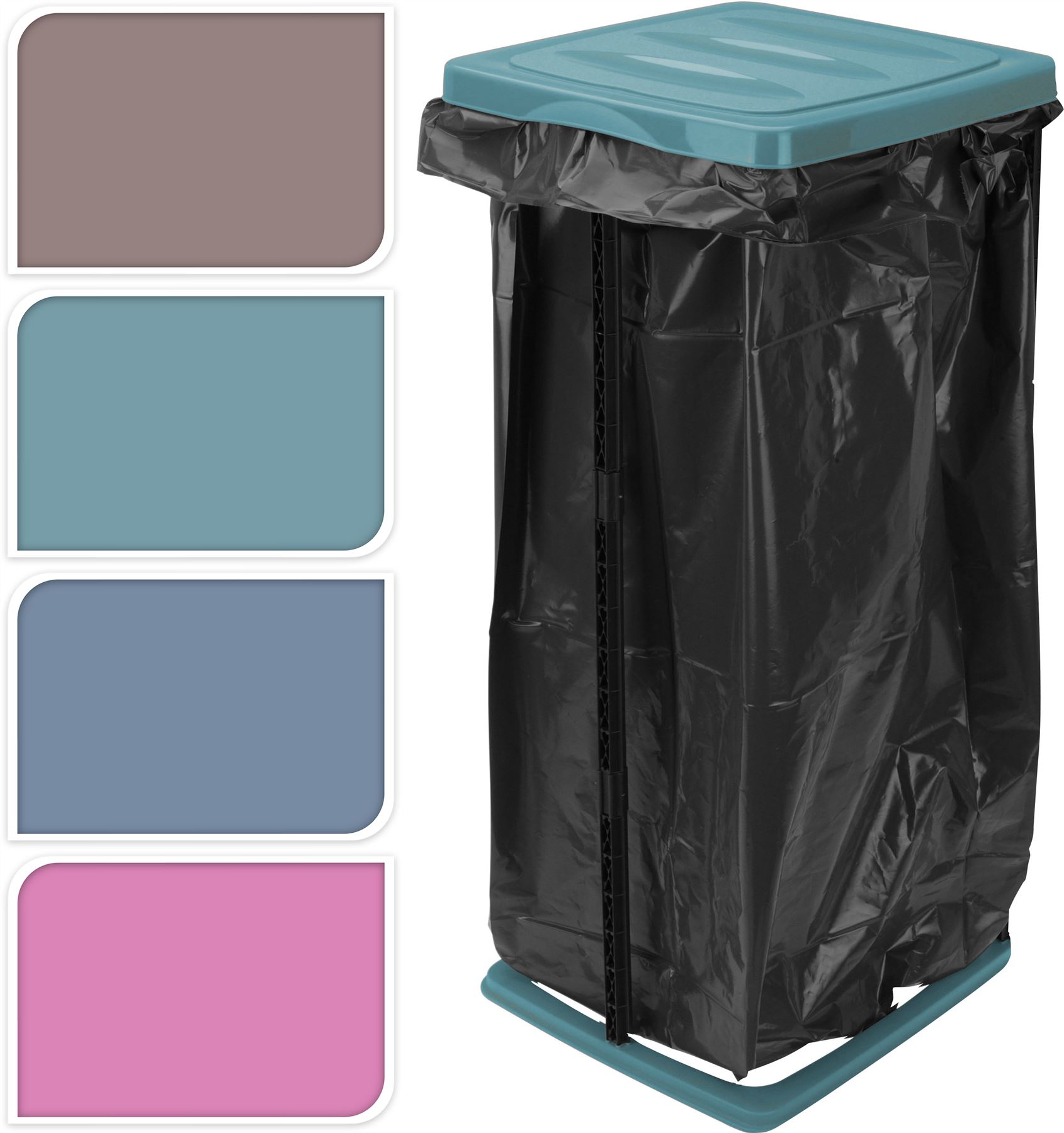 Camping Rubbish Waste Disposal Bin Bag Sack Storage Dustbin Refuse Holder Stand eBay