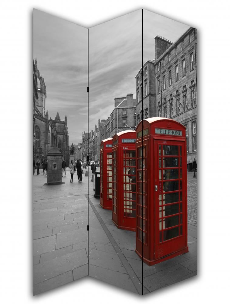 CANVAS PRINT DRESSING SCREEN FOLDING 3 PANEL DOUBLE SIDED ROOM PRIVACY