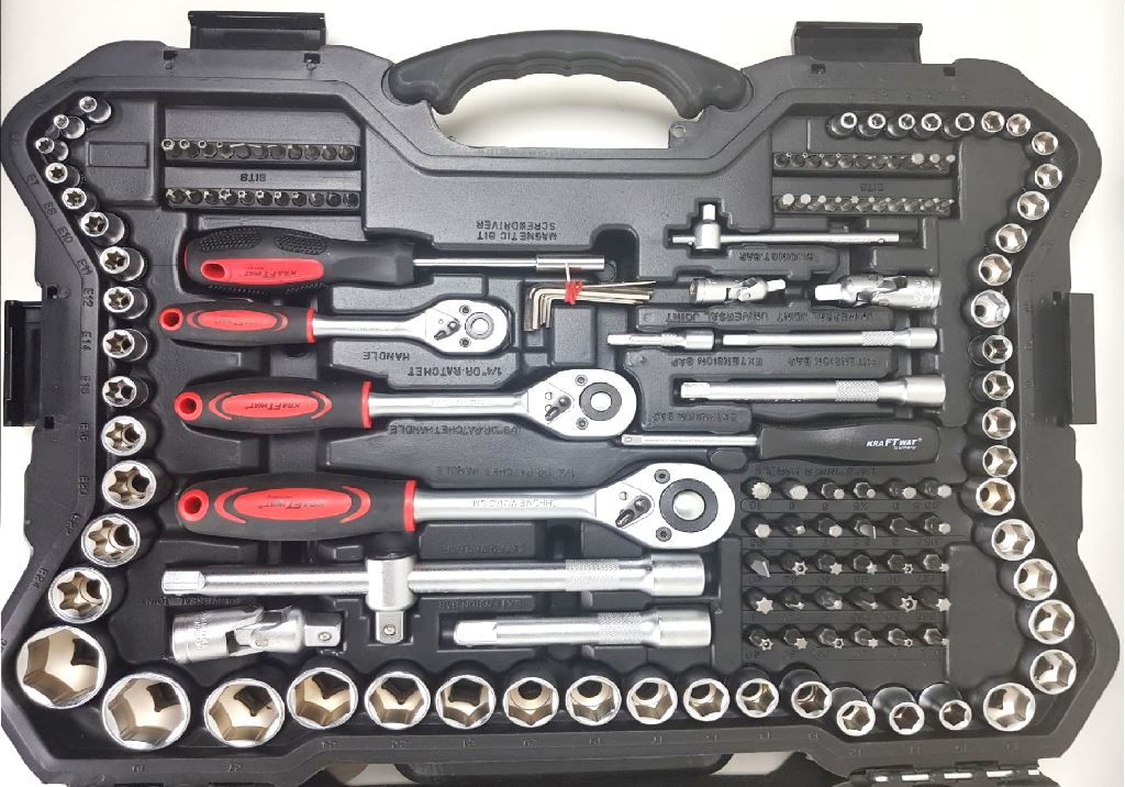 Kraftwelle 215pc Steckschlüsselsatz Schraubendrehereinsatz Torx