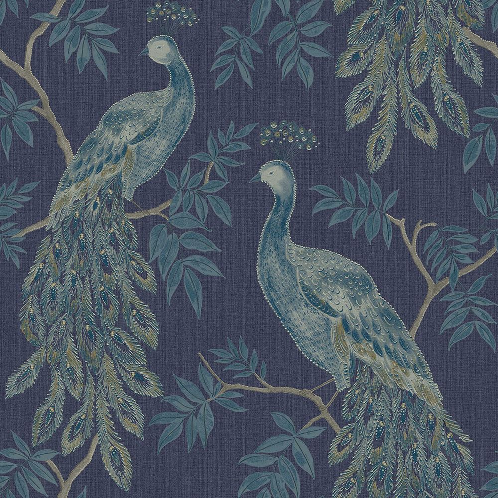 arthouse lazzaro peacock pattern wallpaper bird leaf floral glitter