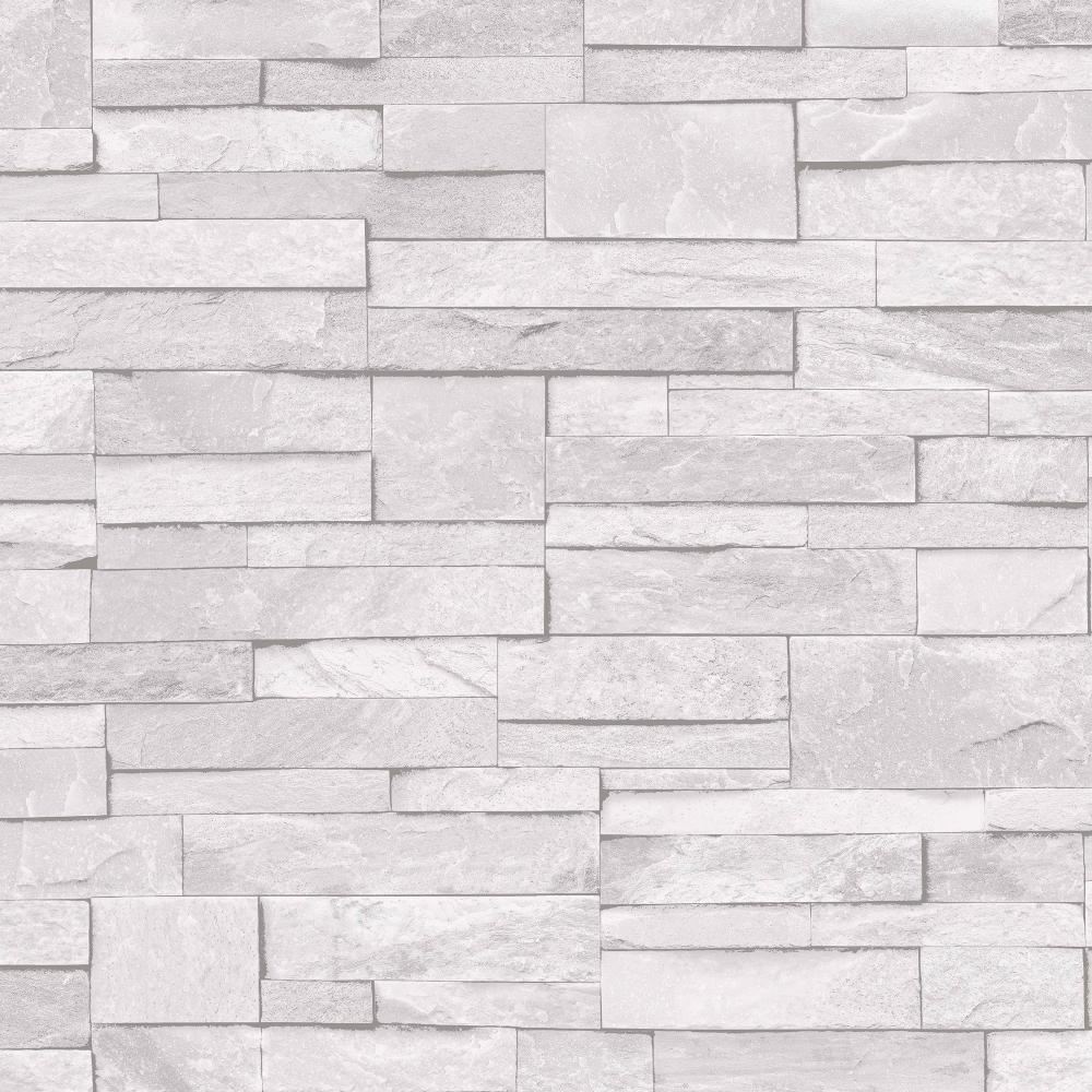 Grandeco Stone Pattern Wallpaper Faux Effect Realistic Modern Embossed