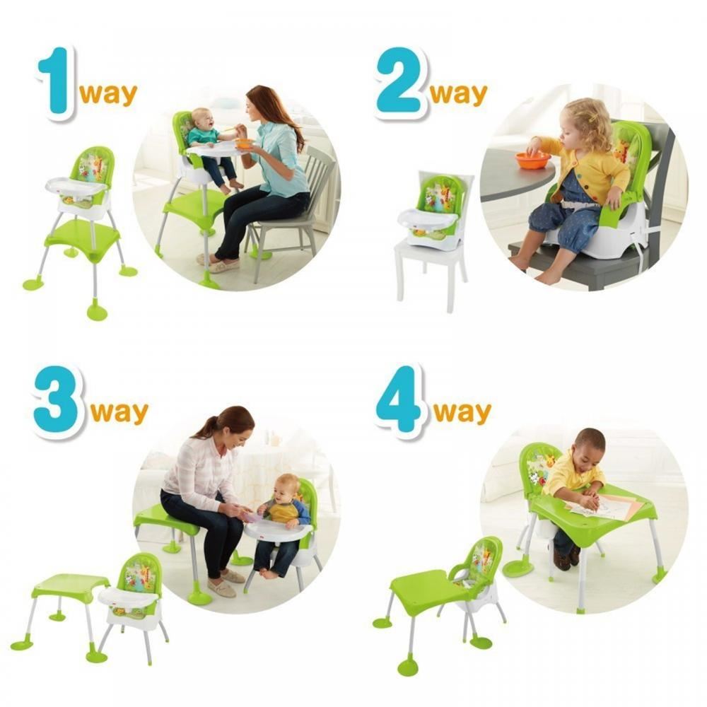 Fisher Price 4in1 Baby Feeding High Chair Booster Seat table And Stool