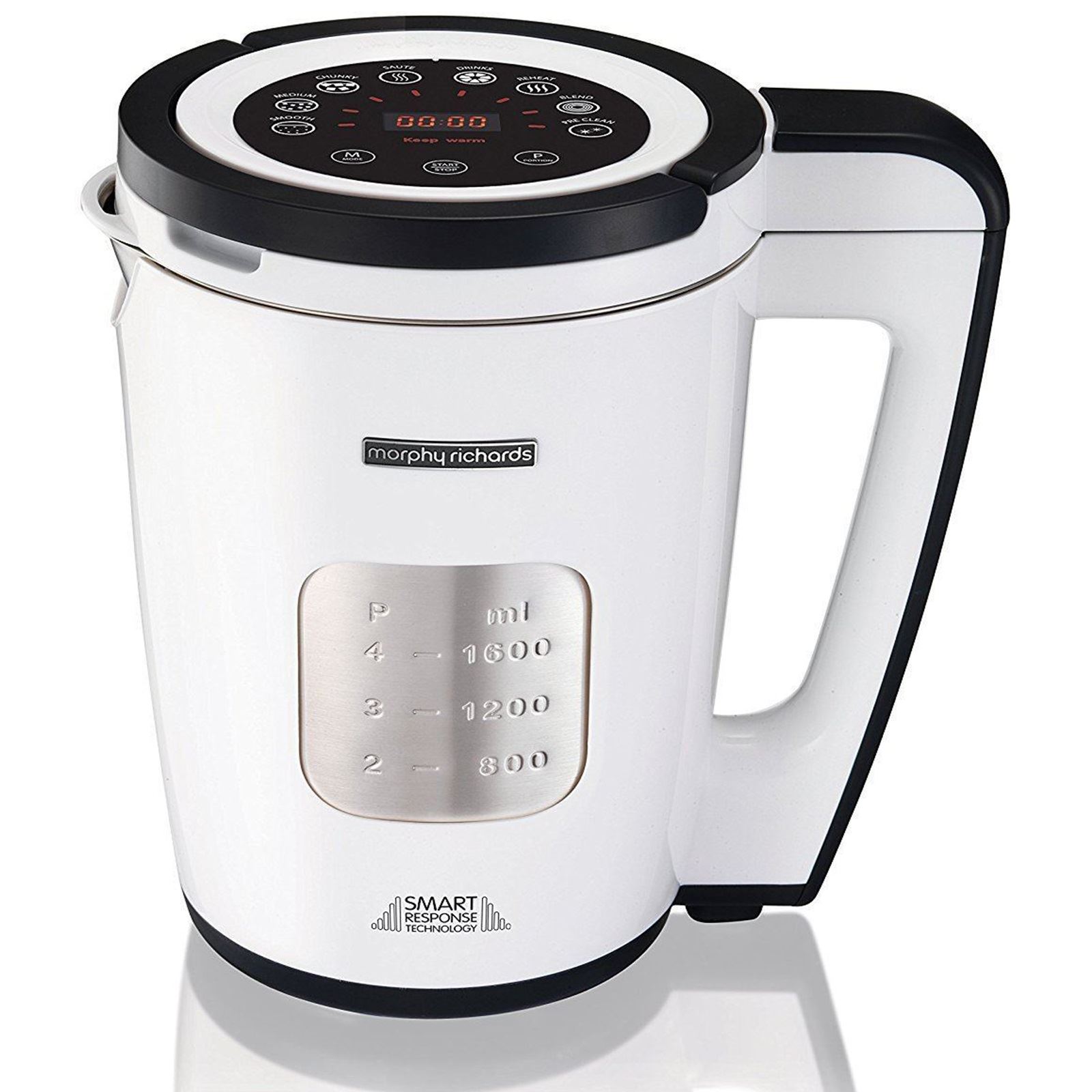 Morphy Richards Total Control Soup Maker Machine 1.6 Litre 1100W White