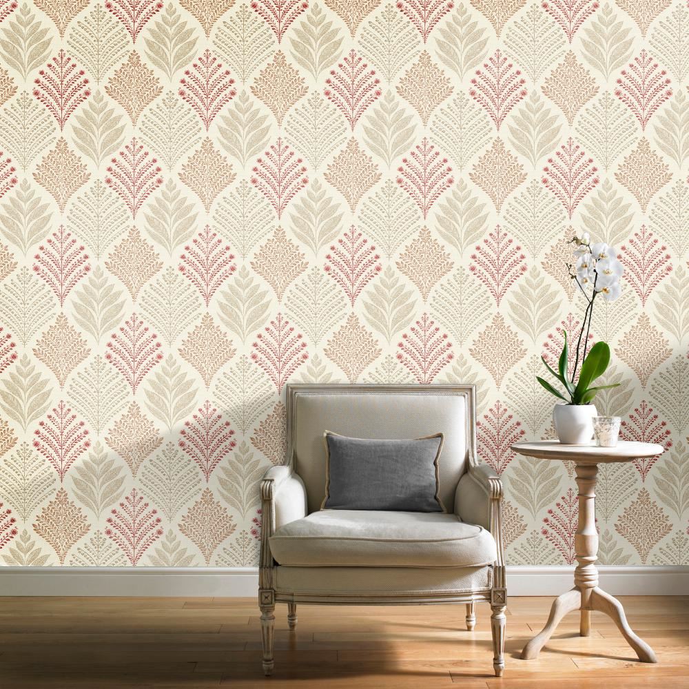 Grandeco Rowan Floral Leaf Wallpaper Glitter Motif Embossed Textured A23301