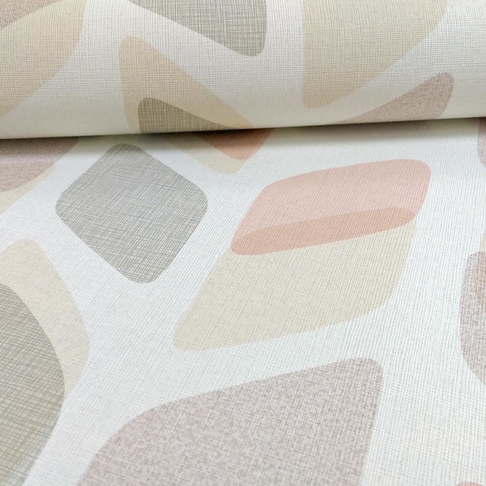 NEW GALERIE UNPLUGGED ABSTRACT LEAF PATTERN RETRO GEOMETRIC VINYL