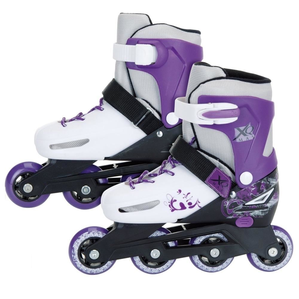 XQ MAX GIRLS BOYS INLINE ROLLER SKATES ICE SKATING BOOTS ADJUSTABLE