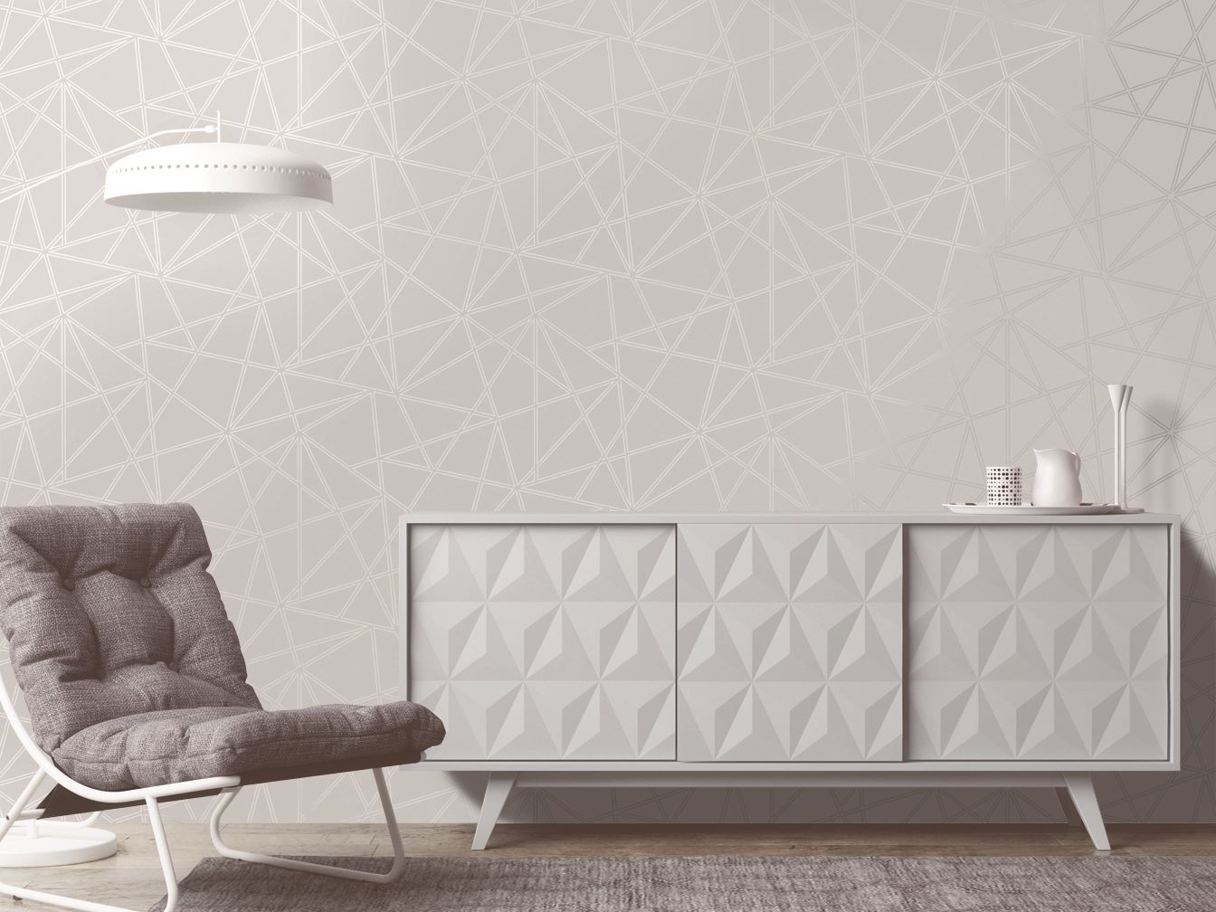 Holden Décor Paladium Modern Metallic Stripe Geometric Smooth Wallpaper - Picture 8 of 29
