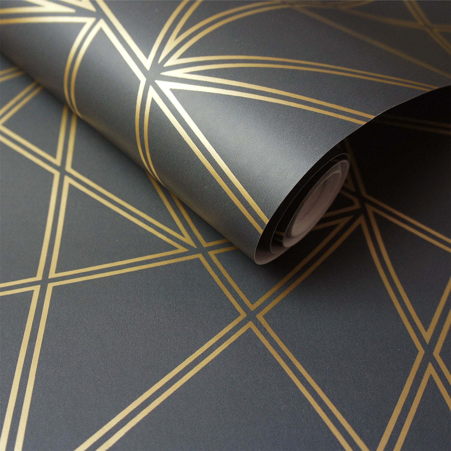 Holden Décor Paladium Modern Metallic Stripe Geometric Smooth Wallpaper - Picture 22 of 29