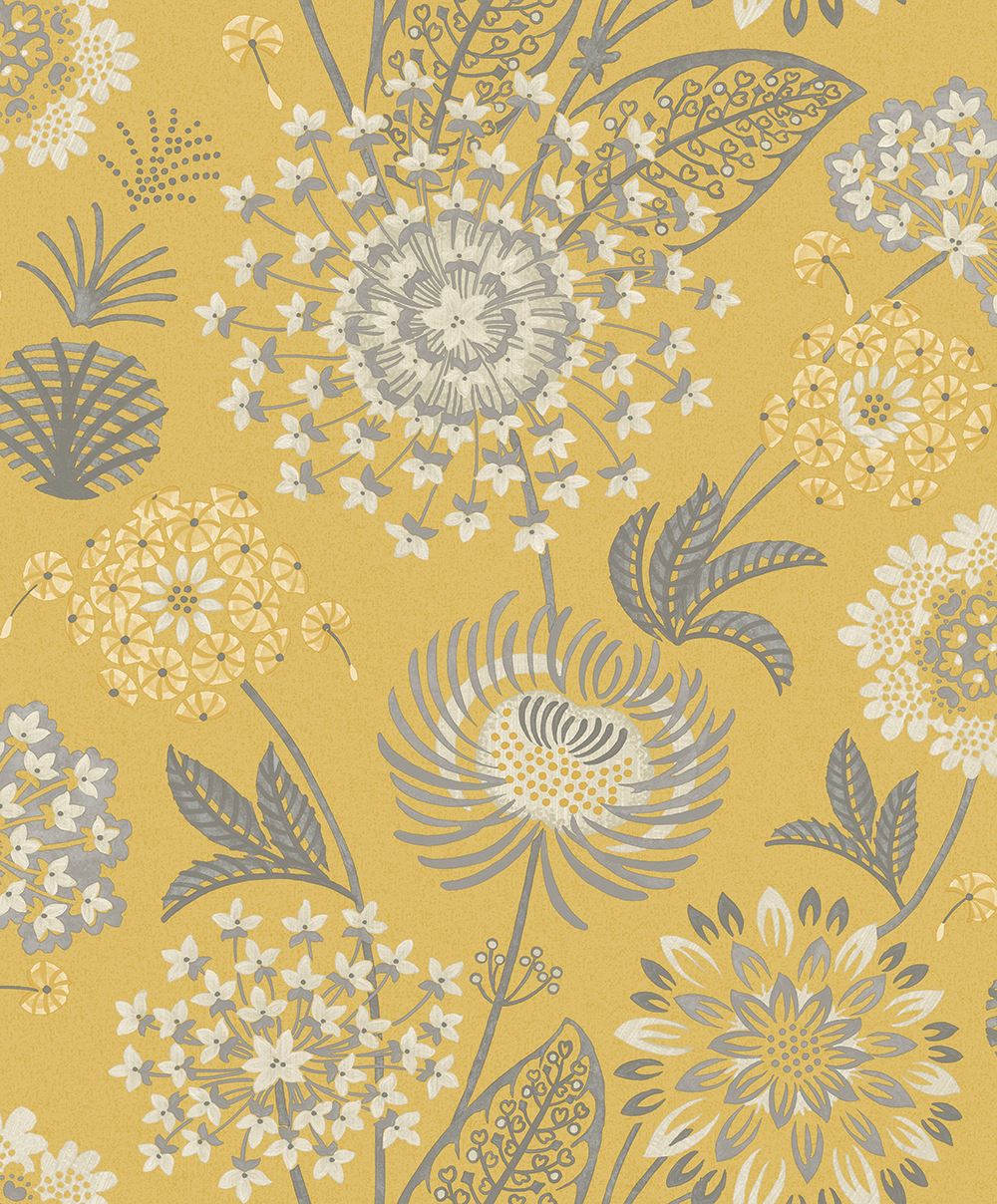 Arthouse Vintage Bloom Painted Unique Flower Motif Wild Flower Pattern