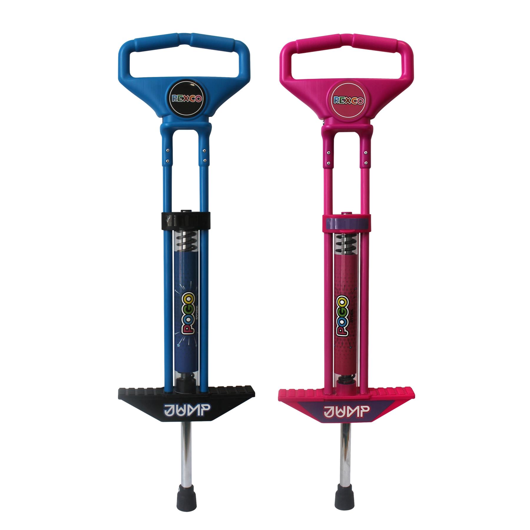 Pogo Stick Spring Powered Outdoor Jump Game Toy For Kids Boys Girls